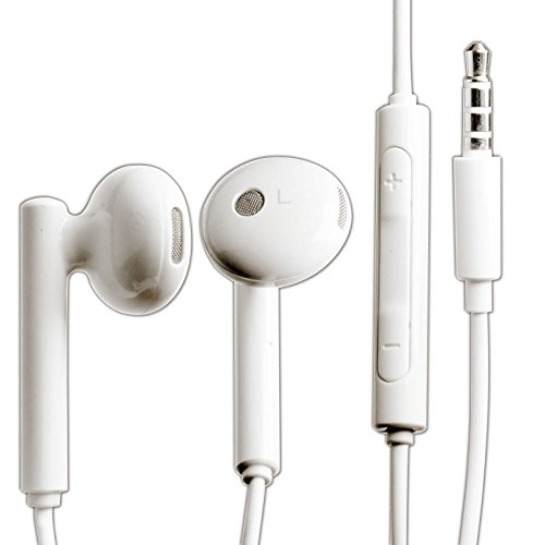 Original Huawei Headset AM-115 in weiß für Huawei Ascend G300 / G330 Kopfhörer mit Lautstärkeregler und Micro von HUAWEI