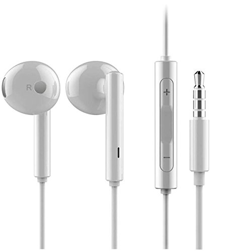 Original Huawei Headset AM-115 in weiß für Huawei P9 Plus Kopfhörer mit Lautstärkeregler und Micro von HUAWEI