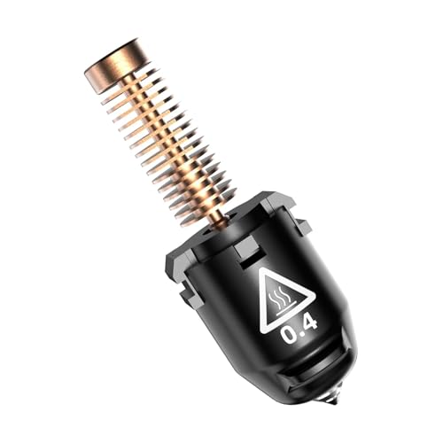 0,25/0,4/0,6/0,8 mm Düse, 280 ℃ 3D-Drucker-Hotend-Düse, kompatibel mit Adventurer 5M/Adventurer 5M Pro, AD5M Pro High Flow Düse für stabilen Hochgeschwindigkeitsdruck (0,4 mm) von HUAYUWA