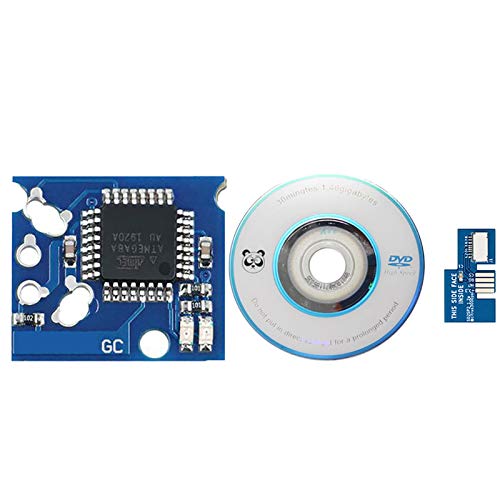 HUAYUWA Game Upgrade Kits (blau, Version: PAL) passend für GameCube SD2SP2 Mircro SD Kartenadapter SDLoad SDL TF Kartenleser XENO Chip Mini Disc Ersatzteile von HUAYUWA