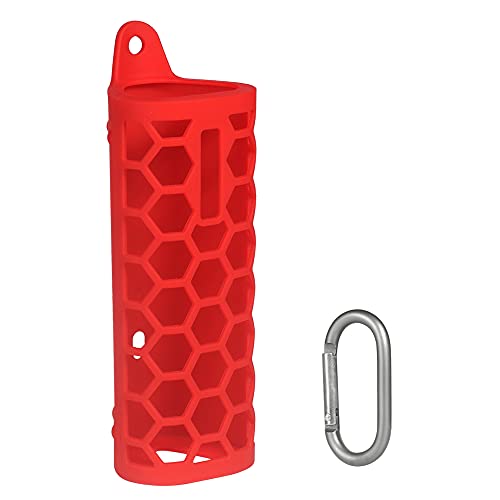 HUAYUWA Weiche Silikon-Reisetasche (Rot), kompatibel mit Sonos Roam, tragbar, Smart-Bluetooth-Lautsprecher, Schutzhülle, Schutzhülle von HUAYUWA