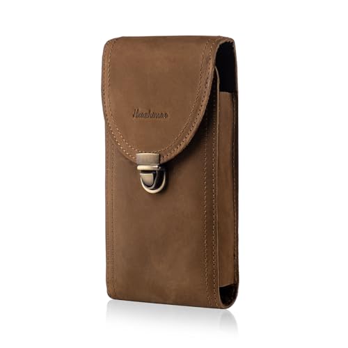 HUAZHIMAO Gürteltasche Herren Leder, Handytasche Gürtel Güerteltasche,Klein Leder Tasche Telefon Holster Gürtelclip Universal Handy Tasche für iPhone16 15 Pro Max Samsung S23 S24 HUAZHIMAO Gürteltasche Herren Leder, Handytasche Gürtel Güerteltasche,Klein Leder Tasche Telefon Holster Gürtelclip Universal Handy Tasche für iPhone16 15 Pro Max Samsung S23 S24 von HUAZHIMAO