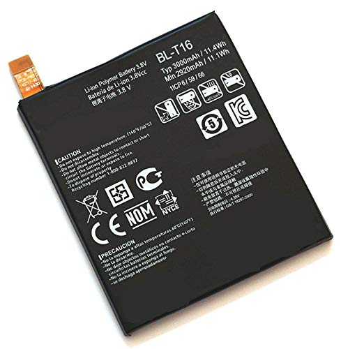 BL-T16 Tabelle Batterie Ersatz für LG Flex 2 BLT16 H955 H950 H955A LS996 H959(3.8V 3000mAh) von HUBEI