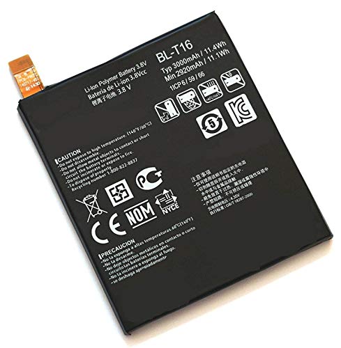 BL-T16 Tabelle Batterie Ersatz für LG Flex 2 BLT16 H955 H950 H955A LS996 H959(3.8V 3000mAh) von HUBEI