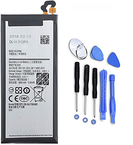 EB-BJ730ABE Laptop Batterie Ersatz für Samsung Galaxy J7 Pro 2017 J730 SM-J730F J730FM J730GM J730K(3.85V 3600mAh) von HUBEI