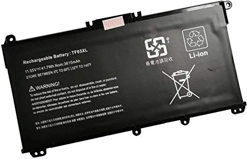 TF03XL Laptop Batterie Ersatz für HP Pavilion 14-BK 14-BF 14-BF050WM BF040WM BF102TX BF155TX BF195TX BK091ST BK061ST 15-CC 15-CD 15-CK 17-AR 15-CC610MS CC123CL CC563ST CD040WM(11.55V 41.7Wh) von HUBEI