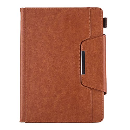 HUEZOE Hülle für iPad 10.2 (9./8./7.Generation) PU Leder Hülle Schutzhülle Smart Cover mit Ständer Kompatibel mit iPad 2021/2020/2019, Auto Sleep/Wake, Braun von HUEZOE