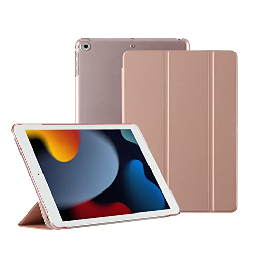 HUEZOE Hülle für iPad 9.7 Zoll 2018/2017 - Ultradünn Schutzhülle PU Leder Tasche Klappständer Schutzhülle Auto Schlaf/Wach für 9.7" iPad 6. Generation / 5. Generation, Roségold von HUEZOE