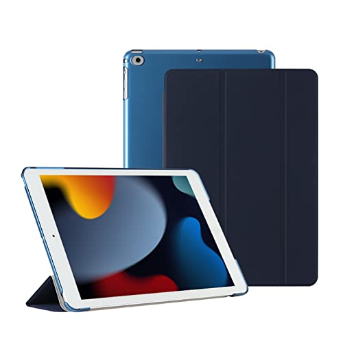 HUEZOE Schutzhülle für iPad 9,7 Zoll 2018/2017 - Ultradünne Schutzhülle, Klappständer Smart Cover Auto Sleep/Wake für iPad 6. / 5. Generation, Dunkelblau von HUEZOE