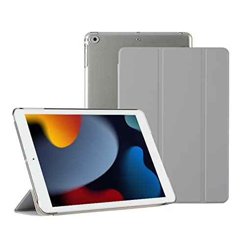 HUEZOE Schutzhülle für iPad 9,7 Zoll 2018/2017 - Ultradünne Schutzhülle, Klappständer Smart Cover Auto Sleep/Wake für iPad 6. / 5. Generation, Grau von HUEZOE