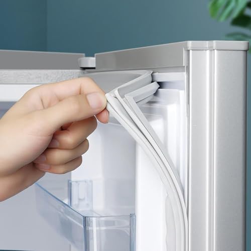HUFACAI Universal Kühlschrankdichtung Dichtung Kühlschranktür Verschiedene Größen Kühlschrankteile Dichtungsgummi für Kühlschrank Gefrierschrank (Weiß) von HUFACAI
