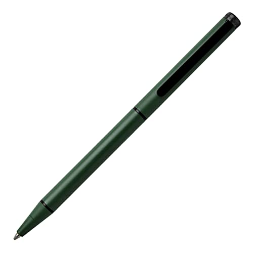 Hugo Boss Kugelschreiber Cloud Matte Cool Green aus Messing hergestellt, Farbe: Dunkelgrün, Abmessungen: 8.1 x 140 mm, HSF3904T von HUGO BOSS