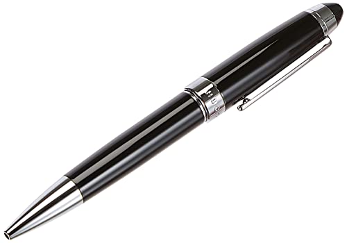 Hugo Boss Kugelschreiber Icon Black in der Farbe Schwarz 20cm, aus Messing gefertigt, HSN0014A von HUGO BOSS