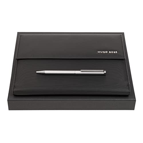 Hugo Boss Schreib-Set HPBM276B (Kugelschreiber & A5 Schreibmappe) | Geschenkbox von HUGO BOSS