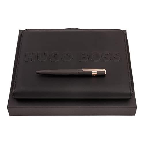 Hugo Boss Schreib-Set HPBM285E (Kugelschreiber & A5 Konferenzmappe) | Geschenkbox von HUGO BOSS