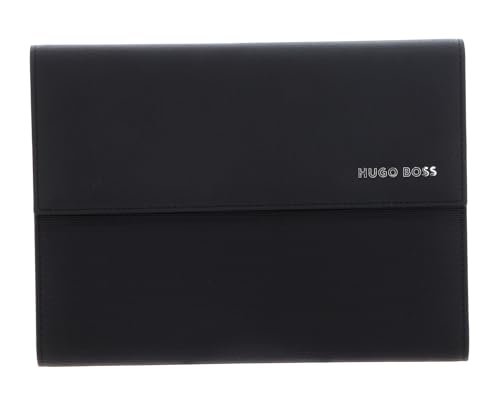 Hugo Boss Set Kugelschreiber & A5 Schreibmappe in der Farbe Schwarz, HPBM254A von HUGO BOSS