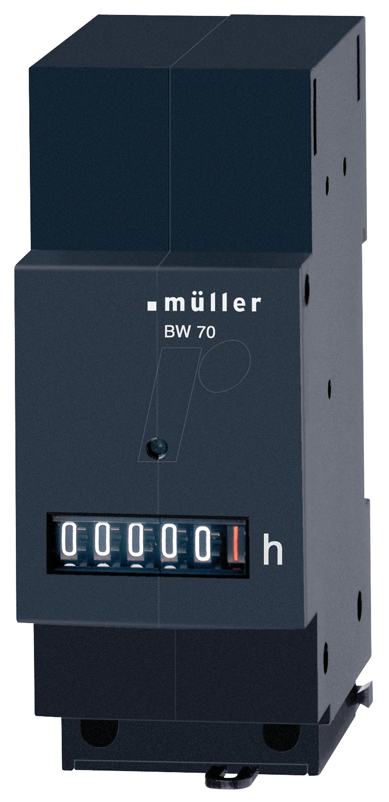BW 70-29 - Betriebsstundenzähler für Verteiler-Einbau von HUGO MÜLLER
