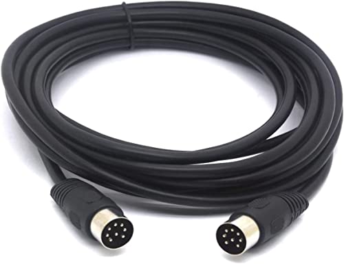 HUHANGGod MIDI-Kabel, 8-polig, DIN-Lautsprecherverlängerung, Stecker auf Stecker, für Bang und Olufsen B&O PowerLink BeoLab (5 m) von HUHANGGod