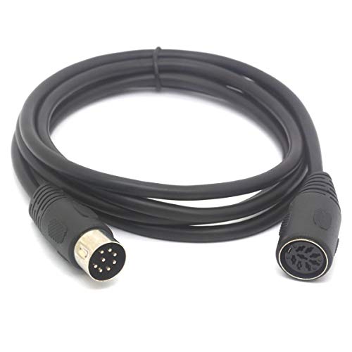 HUHANGGod MIDI-Kabel, 8-polig, DIN-Stecker auf Buchse, Adapterkabel für Bang, Olufsen B&O, BeoLab, Powerlink mk2 Verlängerung (1.5 Meter) von HUHANGGod