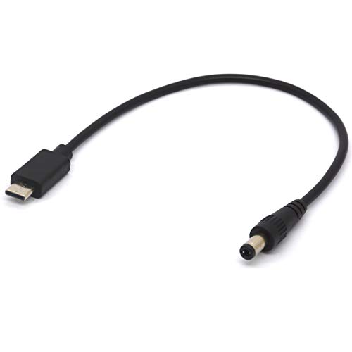 Tomost USB Typ C auf DC Kabel – USB-C Stecker auf DC 5,5 x 2,5 Stecker Netzstecker für Tablet Apple New Macbook (Typ C Stecker auf DC Stecker) von HUHANGGod