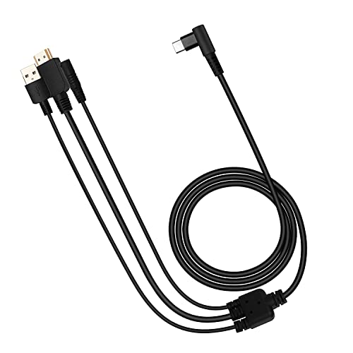 HUION 3-in-1-Kabel für KAMVAS Pro 16 Pro 13 GT-133 und Pro 12 GT-116 Grafik-Zeichenmonitor mit HDMI-, Strom- und USB-Kabeln im Lieferumfang von HUION