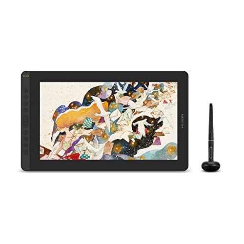 HUION Kamvas Pro 16 tablette Graphique Noir 5080 lpi 344,16 x 193,59 mm USB von HUION
