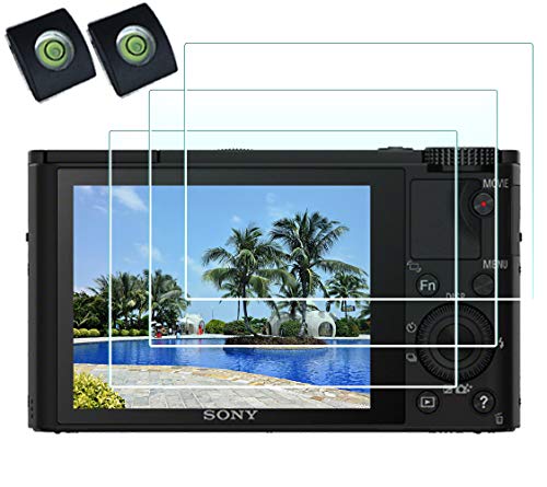 RX100 VII Displayschutz Displayschutzfolie für Sony RX100M7 RX100VII RX100VI RX100V RX100IV RX100III RX100II RX100 Digitalkamera,0,3 mm Härtegrad 9H gehärtetes 3+2 Stück von HUIPUXIANG