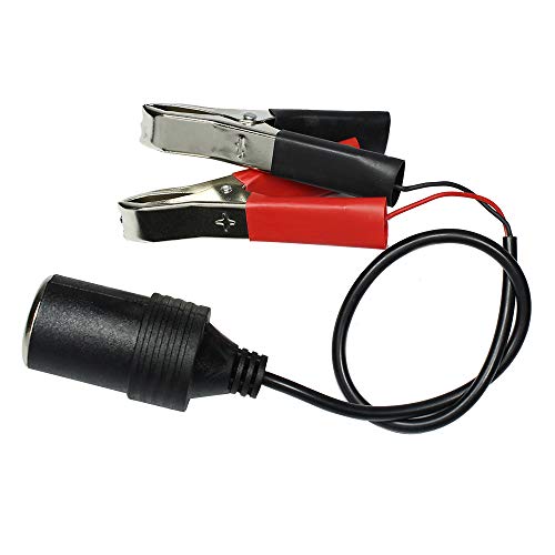HUIQIAODS 12V Batterieklemmen Terminal Clip-on Zigarettenanzünder im Auto Adapterstecker weiblich, 30A Batterieladegerät Verlängerungskabel Steckdose mit Batterieklemme HUIQIAODS 12V Batterieklemmen Terminal Clip-on Zigarettenanzünder im Auto Adapterstecker weiblich, 30A Batterieladegerät Verlängerungskabel Steckdose mit Batterieklemme von HUIQIAODS