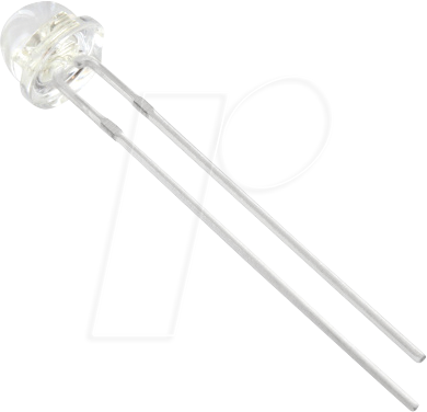 5434W2C-LSB-C - LED 5mm, bedrahtet, weiß, 2300 mcd, 100° 5434W2C-LSB-C - LED 5mm, bedrahtet, weiß, 2300 mcd, 100° von HUIYUAN OPTO-ELECTRONIC