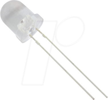 8034W2C-CSC-A - LED 8mm, bedrahtet, weiß, 3500 mcd, 25° von HUIYUAN OPTO-ELECTRONIC
