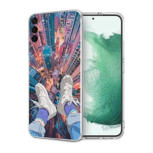 HUIYUEKUAI Ästhetische Hülle für Samsung Galaxy S23, ästhetischer Anime-Stil stoßfeste Schutzhülle für Frauen Mädchen von HUIYUEKUAI