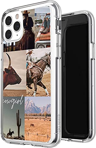 HUIYUEKUAI Kompatibel mit Western iPhone 13 Hülle, Retro Cowgirl Cowboy Country Chic Aesthetic Collage iPhone Hülle für Männer Frauen Geschenk Stoßfeste Weiche TPU Clear Case, Cowboy Cowgirl Collage 5 von HUIYUEKUAI