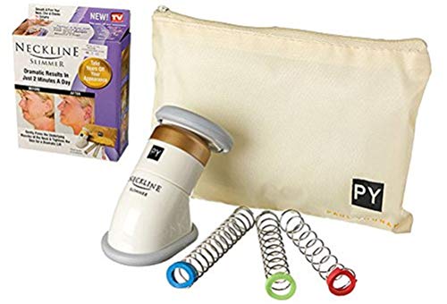 Premium Neckline Slimmer Anti-Doppelkinn Massagegerät (3 Trainingsstufen) Anti Doppelkinn Massage - Kinnmassager Gesichtsmassage Massageroller Massager von HUKITECH