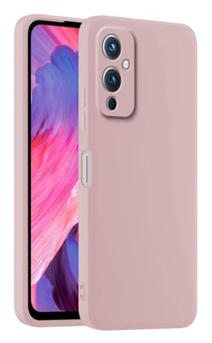 HULLIN Bunte Silikon Handyhülle, Passend für OnePlus 9 (6.55") - Sandpulver von HULLIN