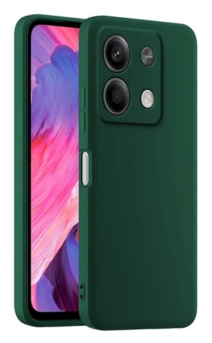 HULLIN Bunte Silikon Handyhülle, Passend für Redmi Note 13 5G (6.67") - Dunkelgrün von HULLIN