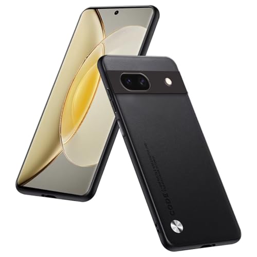 HULLIN Handyhülle Kompatibel Mit Google Pixel 8a (6.1"), Eine Hochwertige Schutzhülle Aus PU-Leder - Schwarz von HULLIN