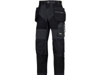 Flexiwork denim bukser m. hylsterlommer 6902 sort str. 52 von HULTAFORS