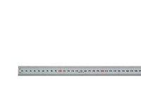 Hultafors Stahllineal 300 mm – gehärteter Edelstahl mit lebensmittelverchromter Oberfläche mit mm-Teilung von HULTAFORS