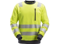 SNICKERS WORKWEAR 8037 AllroundWork High-Vis sweatshirt, klasse 2/3 gul, størrelse 2XL von HULTAFORS
