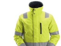 Snickers AllroundWork High-Vis vinterjakke 1130 37.5 gul/grå kl.3 str L von HULTAFORS