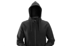 Snickers Hoodie Größe 2XL - Schwarz, mit langem Reißverschluss, 60% Baumwolle/40% Polyester - 2890 von HULTAFORS