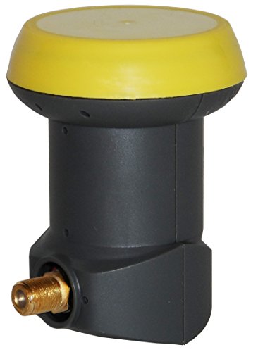 HUMAX Digital Single-LNB 113s-B Gold, Satelliten universal LNB, LTE-Filter, 1 Teilnehmer inkl. Wetterschutzhülle und vergoldete F-Buchse, für digitales Fernsehen in HD, Full HD & 4K UHD, schwarz/gelb HUMAX Digital Single-LNB 113s-B Gold, Satelliten universal LNB, LTE-Filter, 1 Teilnehmer inkl. Wetterschutzhülle und vergoldete F-Buchse, für digitales Fernsehen in HD, Full HD & 4K UHD, schwarz/gelb von HUMAX