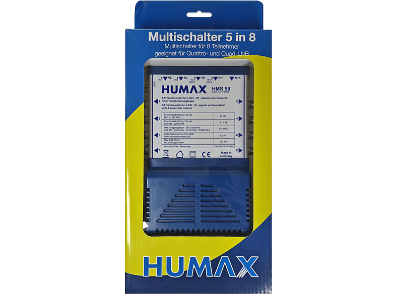 HUMAX HMS 58 Multischalter HUMAX HMS 58 Multischalter von HUMAX