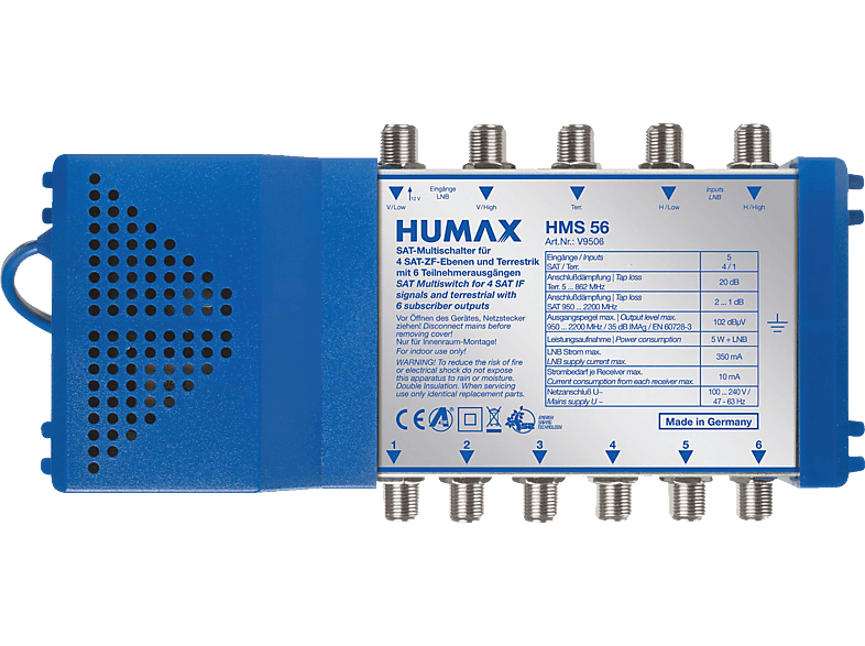 HUMAX V9506 Multischalter HUMAX V9506 Multischalter von HUMAX