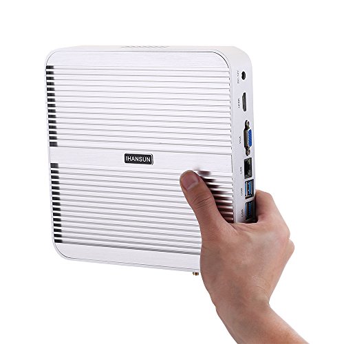 HUNSN 4K Fanless Mini PC, Desktop Computer, Server, Windows 11 or Linux Ubuntu, Intel Core I5 8250U 8259U 8260U 8265U 8350U, BM01 VGA, HDMI, 4 x USB3.0, 2 x USB2.0, LAN, 64G RAM, 1TB SSD HUNSN 4K Fanless Mini PC, Desktop Computer, Server, Windows 11 or Linux Ubuntu, Intel Core I5 8250U 8259U 8260U 8265U 8350U, BM01 VGA, HDMI, 4 x USB3.0, 2 x USB2.0, LAN, 64G RAM, 1TB SSD von HUNSN