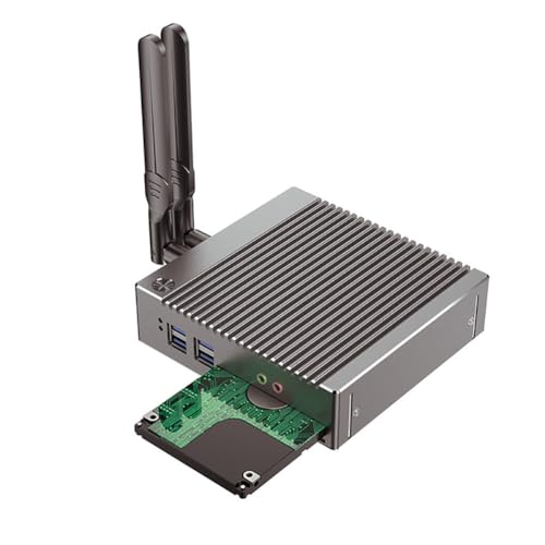 HUNSN Fanelss Rugged Mini PC, Desktop Palm Computer, Windows 11 Pro or Linux Ubuntu, Intel Celeron N2940, BH10, PXE, WOL Support, 2 x HDMI, 2 x LAN, 4 x USB2.0, 2 x USB3.0, 8G RAM, 512G SSD HUNSN Fanelss Rugged Mini PC, Desktop Palm Computer, Windows 11 Pro or Linux Ubuntu, Intel Celeron N2940, BH10, PXE, WOL Support, 2 x HDMI, 2 x LAN, 4 x USB2.0, 2 x USB3.0, 8G RAM, 512G SSD von HUNSN