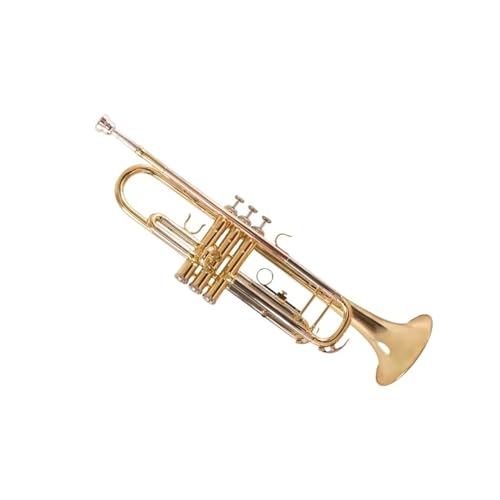 Trompete Professionelle leistungsverbesserte Version des Trompeteninstruments B-Trompete Anfängerprüfung Bandtrompete von HUNYNB