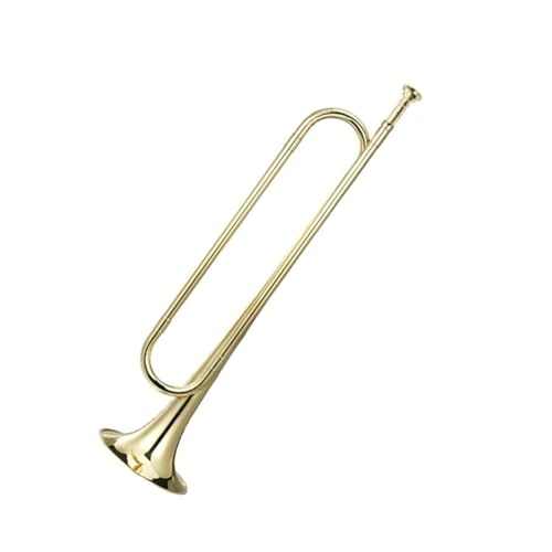 Trompete Spanisches Horn- Blechbläser- Orchesterhorn- und Mundstückinstrument für Anfänger von HUNYNB