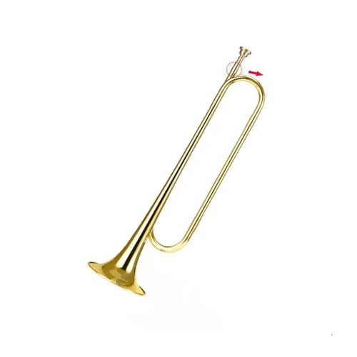 Trompete Trompeteninstrument Jugendhorn B-Blatt Messing Trompete Ladungshorn goldenes arbeitssparendes Modell von HUNYNB