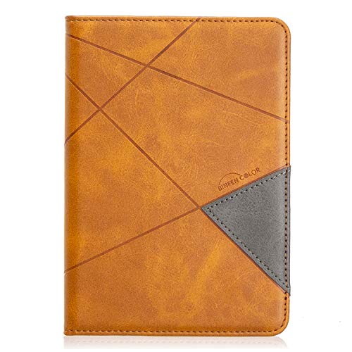 15,2 cm (6 Zoll) Leder Hülle Kompatibel mit Kindle Paperwhite 10. Generation 2018 (KPW4), Smart Magnetic Smart Cover mit Standfunktion und Kartensteckplatz für Damen und Herren von HUOLUNGJIN